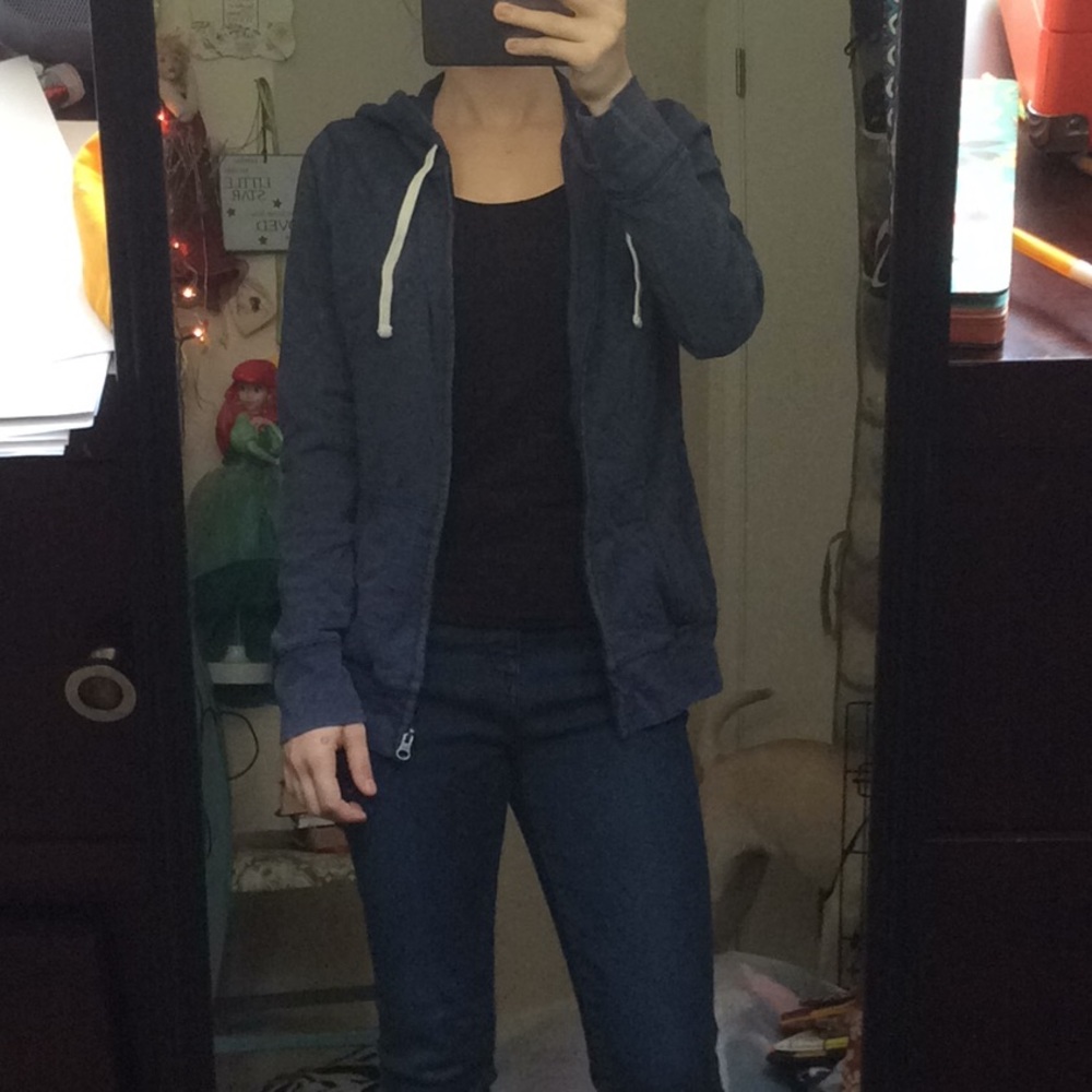 A blue coat